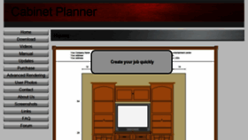What Cabinetplanner.com website looked like in 2017 (6 years ago)