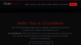 What Cccamstore.tv website looked like in 2017 (6 years ago)