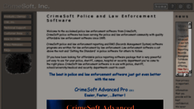 What Crimesoft.com website looked like in 2017 (6 years ago)