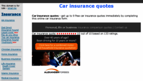 What Carinsurancequotes.co.za website looked like in 2017 (6 years ago)