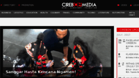 What Cirebonmedia.com website looked like in 2017 (6 years ago)