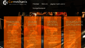 What Carmechanix.hu website looked like in 2017 (6 years ago)