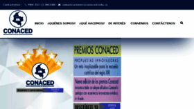 What Conaced.edu.co website looked like in 2017 (6 years ago)