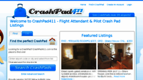 What Crashpad411.com website looked like in 2017 (6 years ago)