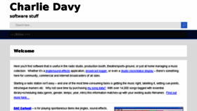 What Charliedavy.co.uk website looked like in 2017 (6 years ago)