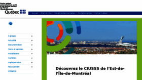 What Ciusss-estmtl.gouv.qc.ca website looked like in 2017 (6 years ago)