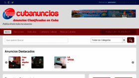 What Cubanuncios.biz website looked like in 2017 (6 years ago)