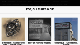 What Culturepopculture.com website looked like in 2017 (6 years ago)