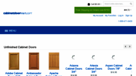 What Cabinetdoormart.com website looked like in 2017 (6 years ago)