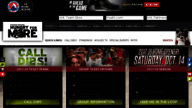 What Chicagowolves.com website looked like in 2017 (6 years ago)