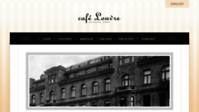 What Cafelouvre.cz website looked like in 2017 (6 years ago)