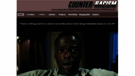 What Counter-racism.com website looked like in 2017 (6 years ago)