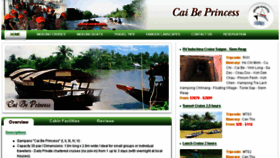 What Caibeprincessmekong.com website looked like in 2017 (6 years ago)