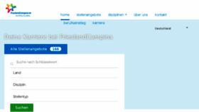 What Campina.de website looked like in 2017 (6 years ago)