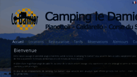 What Camping-le-damier.com website looked like in 2017 (6 years ago)
