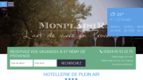 What Camping-monplaisir.fr website looked like in 2017 (6 years ago)