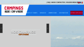 What Camping-laclape.com website looked like in 2017 (6 years ago)