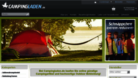 What Campingladen.de website looked like in 2017 (6 years ago)