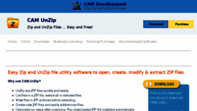 What Camunzip.com website looked like in 2017 (6 years ago)