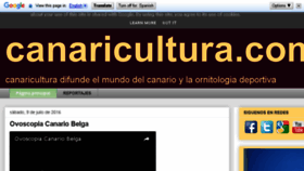 What Canaricultura.com website looked like in 2017 (6 years ago)