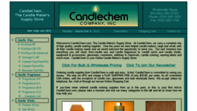 What Candlechem.com website looked like in 2017 (6 years ago)