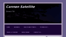 What Cannonsatellite.com website looked like in 2017 (6 years ago)