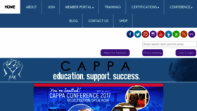 What Cappa.net website looked like in 2017 (6 years ago)