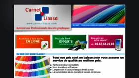 What Carnets-liasses.com website looked like in 2017 (6 years ago)