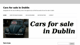 What Cars-dublin.com website looked like in 2017 (6 years ago)