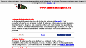 What Cartomanziagratis.eu website looked like in 2017 (6 years ago)