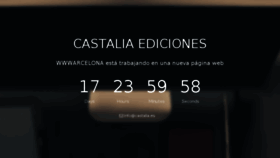 What Castalia.es website looked like in 2017 (6 years ago)