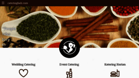 What Cateringbali.com website looked like in 2017 (6 years ago)