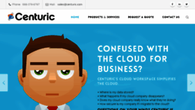 What Centuric.com website looked like in 2017 (6 years ago)