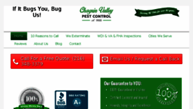 What Chagrinvalleypestcontrol.com website looked like in 2017 (6 years ago)