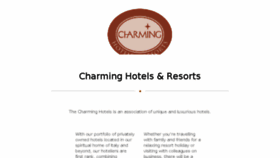 What Charminghotels.com website looked like in 2017 (6 years ago)