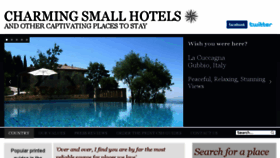 What Charmingsmallhotels.co.uk website looked like in 2017 (6 years ago)
