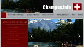 What Champex.info website looked like in 2017 (6 years ago)