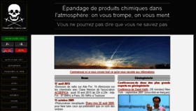 What Chemtrails-france.com website looked like in 2017 (6 years ago)