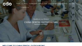 What Chinadentaloutsourcing.com website looked like in 2017 (6 years ago)