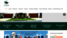 What Chu.com.au website looked like in 2017 (7 years ago)
