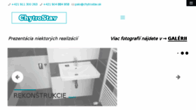 What Chytrostav.sk website looked like in 2017 (6 years ago)