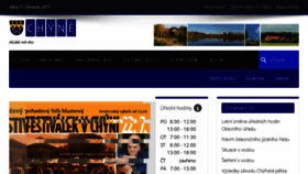What Chyne.cz website looked like in 2017 (6 years ago)