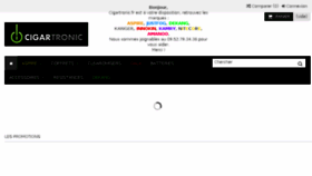 What Cigartronic.fr website looked like in 2017 (6 years ago)