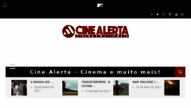 What Cinealerta.com.br website looked like in 2017 (6 years ago)