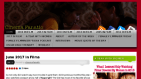 What Cinema-fanatic.com website looked like in 2017 (6 years ago)