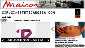 What Cirugiaesteticarossa.com website looked like in 2017 (6 years ago)
