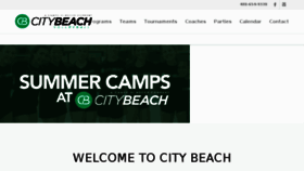 What Citybeach.com website looked like in 2017 (6 years ago)