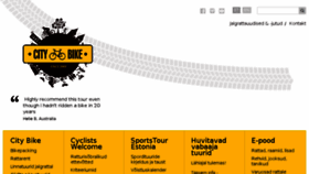 What Citybike.ee website looked like in 2017 (6 years ago)