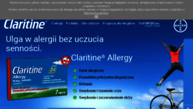 What Claritineactive.pl website looked like in 2017 (6 years ago)