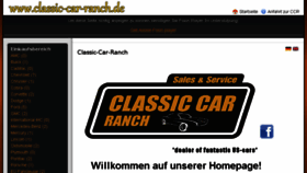 What Classic-car-ranch.de website looked like in 2017 (6 years ago)